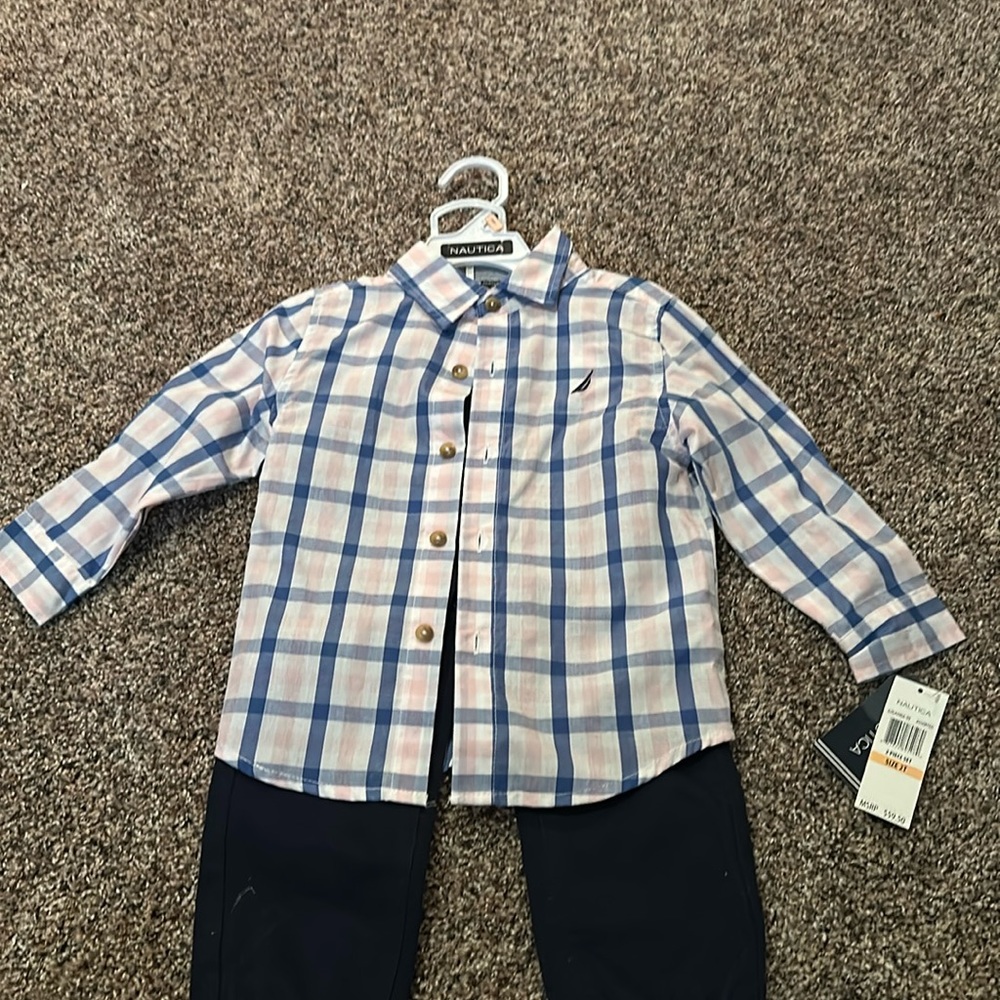 Nautica Button Down and Pants